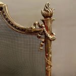 An Antique Brass Fireguard/Firescreen In The Regency Manner - Image 5