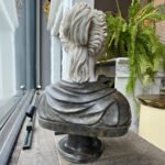 A Reclaimed Neoclassical Style Marble Female Bust - Image 2