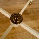 A Pair Of French Cream Lacquered and Brass Side tables - Image 4