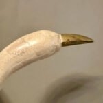 A Large Maitland Smith Marble Bird Sculpture - Image 7
