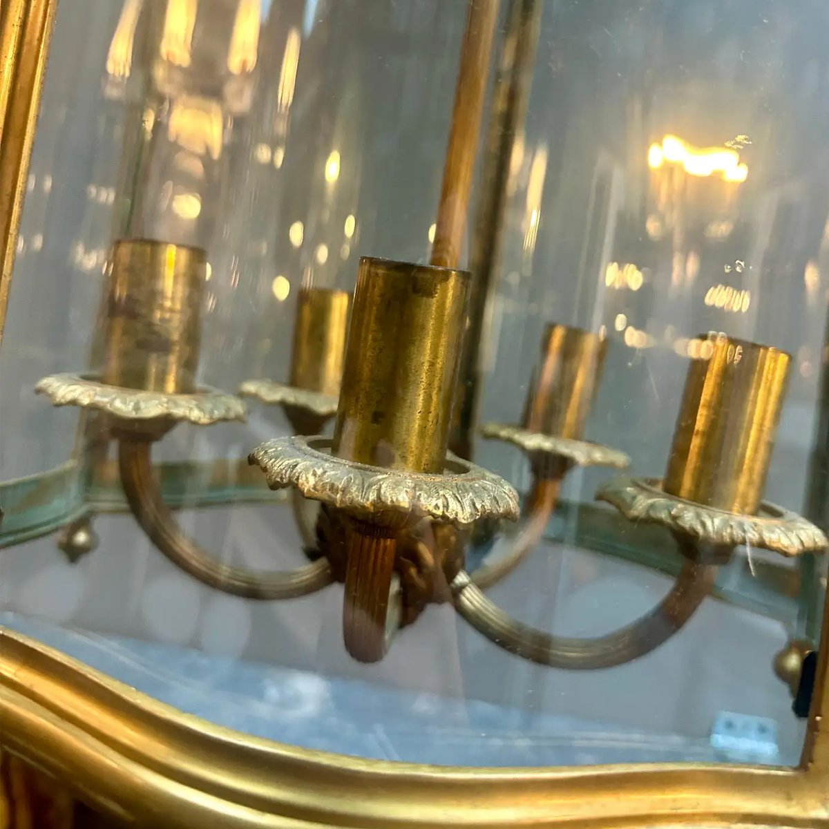 An English Bronze Antique Lantern - Image 3