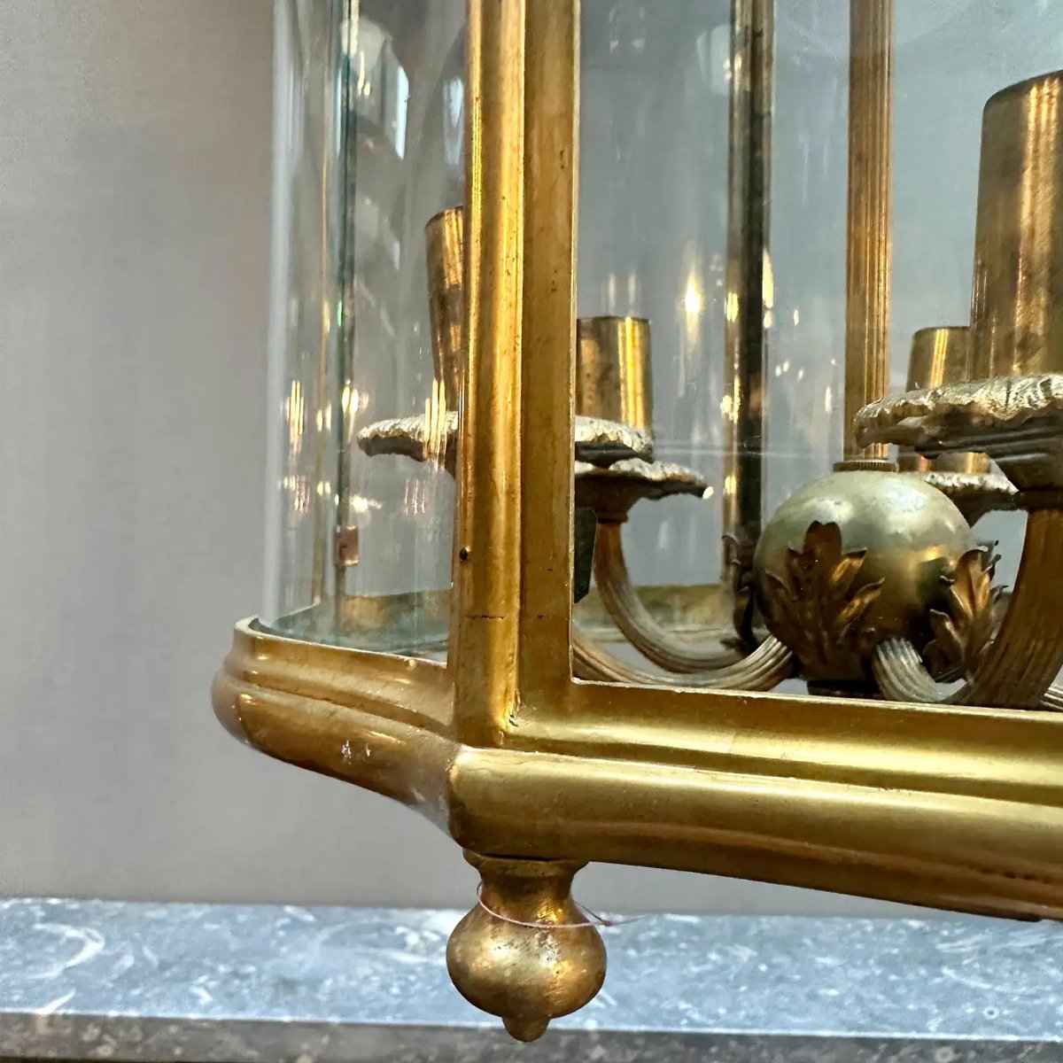 An English Bronze Antique Lantern - Image 8