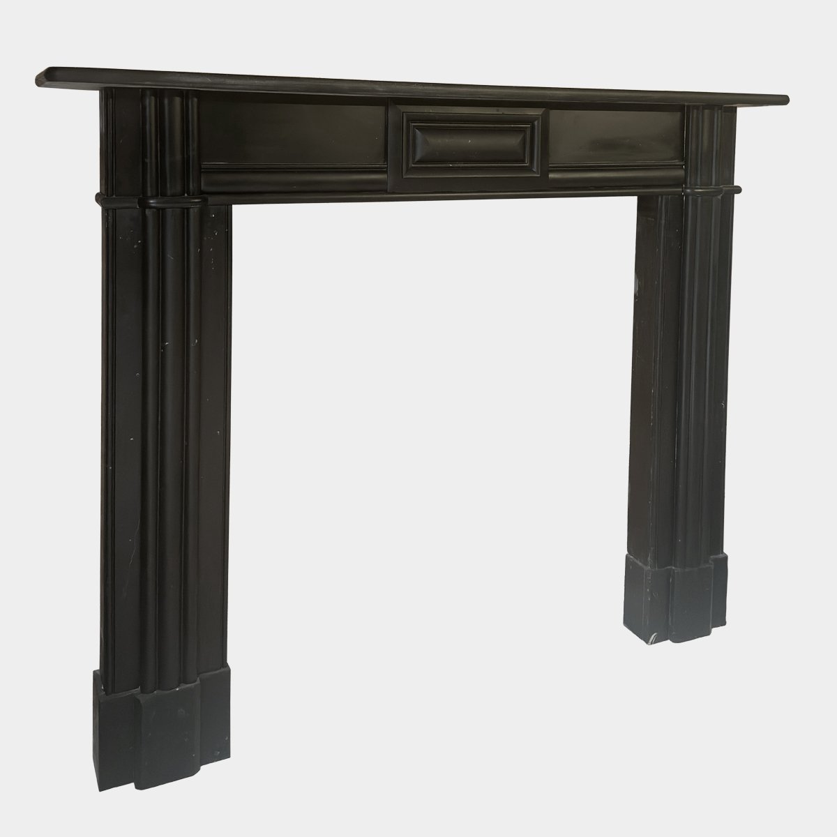 A Late 18th Century George III Irish Kilkenny Marble Fireplace - Image 2
