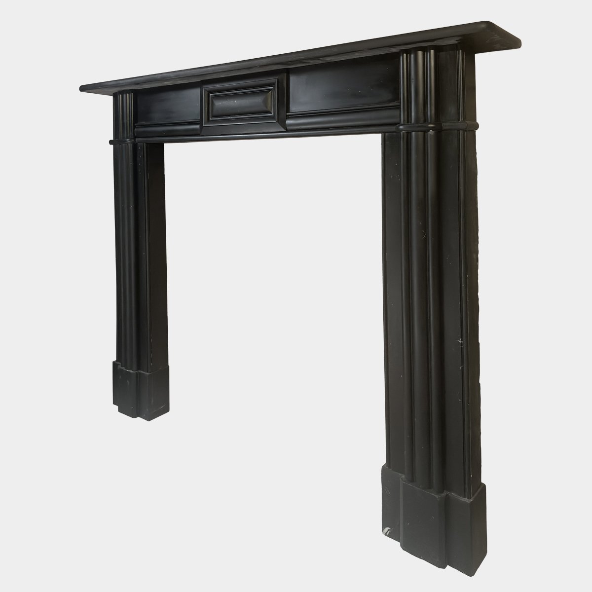 A Late 18th Century George III Irish Kilkenny Marble Fireplace - Image 3